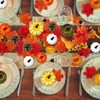 126Pcs Artificial Pumpkins Autumn Decorations Set,Autumn Home Decor Artificial Fall
