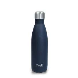 S'well Original Azurite 500ml Vacuum-Insulated Drinks Bottle Keeps Drinks Cold and Hot - BPA-Free Stainless S