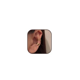Ear Cuffs Non Piercing Gold Earring Stack Cartilage Earring for Women Trendy Helix Ear Cuff Jewelry Christmas Gifts for Women Stocking Stuffers