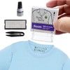 Stelam Timbro Personalizzabile per tessuti,Timbro Nome, Ideale per Vestiti, Maglia,