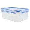 EMSA 508546 Rectangular food content with lid, 3.7 liter, transparent