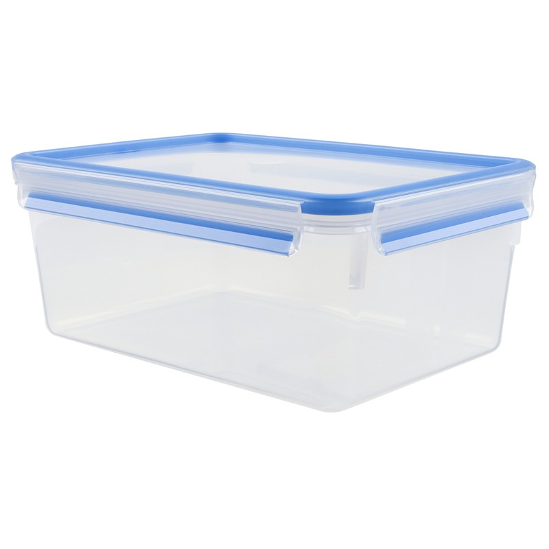 EMSA 508546 Rectangular food content with lid, 3.7 liter, transparent