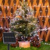 PCORES 20FT 200LED Solar String Lights, Outdoor Waterproof 8 Modes,