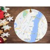 Hoboken NJ Ornament Hoboken New Jersey Map Decor Hoboken City