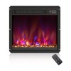 1500W Electric Fireplace Insert 18/23/26 Inch with Remote Control Home