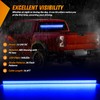 Nilight 144LED Traffic Advisor Strobe Light Bar with Controller Blue