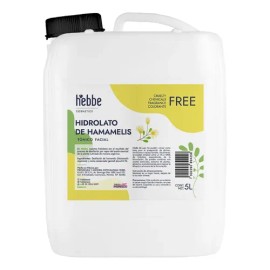 Hidrolato Extracto Acuoso De Hamamelis Hidrosol 100% Natural, Tipo de piel mixta cosmetico facial capilar Hebbe Cosmetics & Ludika 5 L