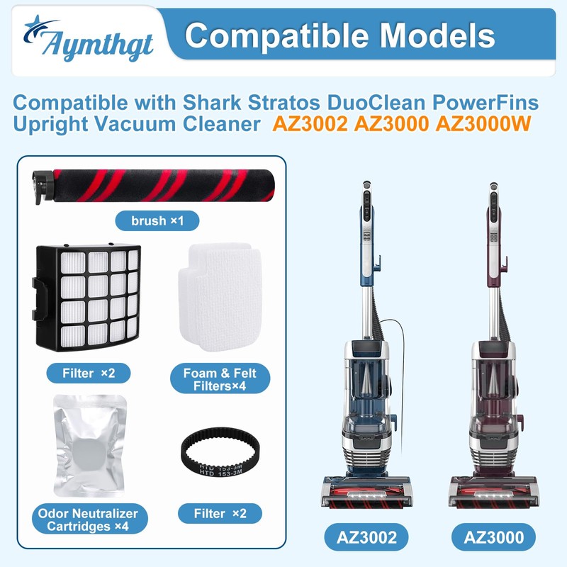 Aymthgt AZ3002 Brush Roller Filter Replacement Parts for Shark Stratos
