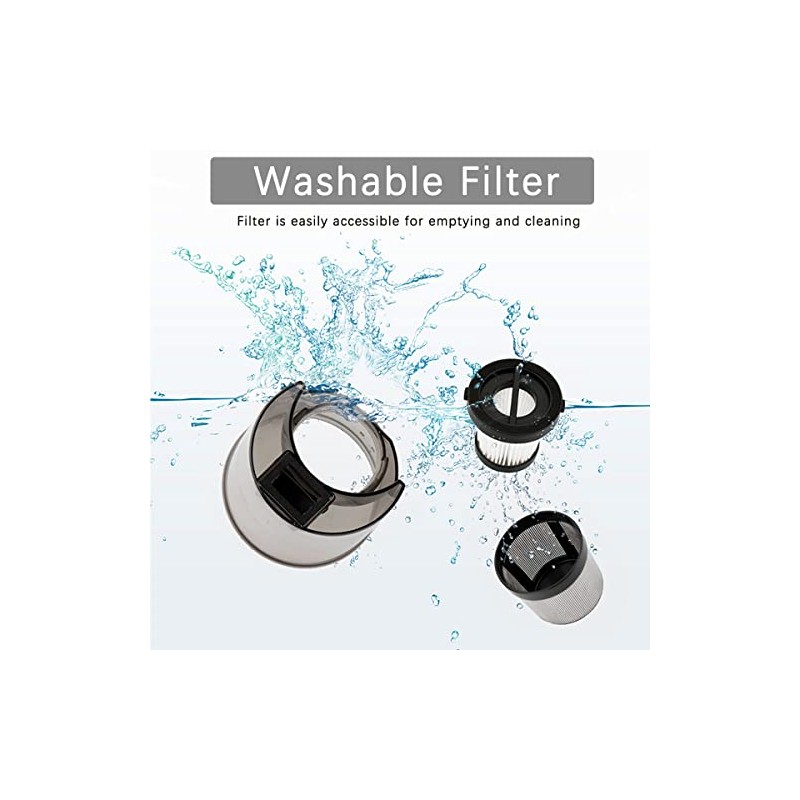 2 Pcs Bed Vacuum Cleaner Filters, Replacement Filter Compatible with