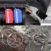 SaPeal 10 Pack 2mm Wire Keychain Cable 6 inch Stainless