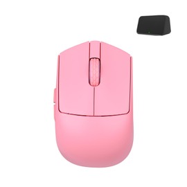 Darmoshark M5PRO Mini Wireless Gaming Mouse,Tri-Mode 8K/USB-C/Bluetooth Mouse Up to 30000DPI,PAW3950 Optical Sensor Lightweight 38g,5 programmable Button,Computer Mouse for Laptop,PC,Mac(Pink)