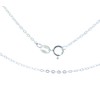 925 Sterling Silver Fine Flat Trace Chain Necklace 20 Inch