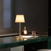 KDG Portables Cordless Table Lamp, Fabric Shade Desk Lamp, 4000mAh