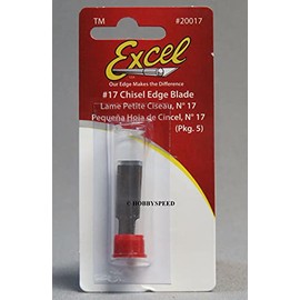 Lionell EXCEL #17 Small Chisel Blades 5 Pack