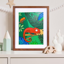 SZKYSJGS 20x30 Picture Frame, Solid Natural Walnut Wood Poster Frame with Tempered Glass, 20 x 30 Wooden Photo Frame Matted to 16x24/12x18, Wall Display