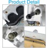 labwork Front and Rear Brake Calipers with Pads Replacement for