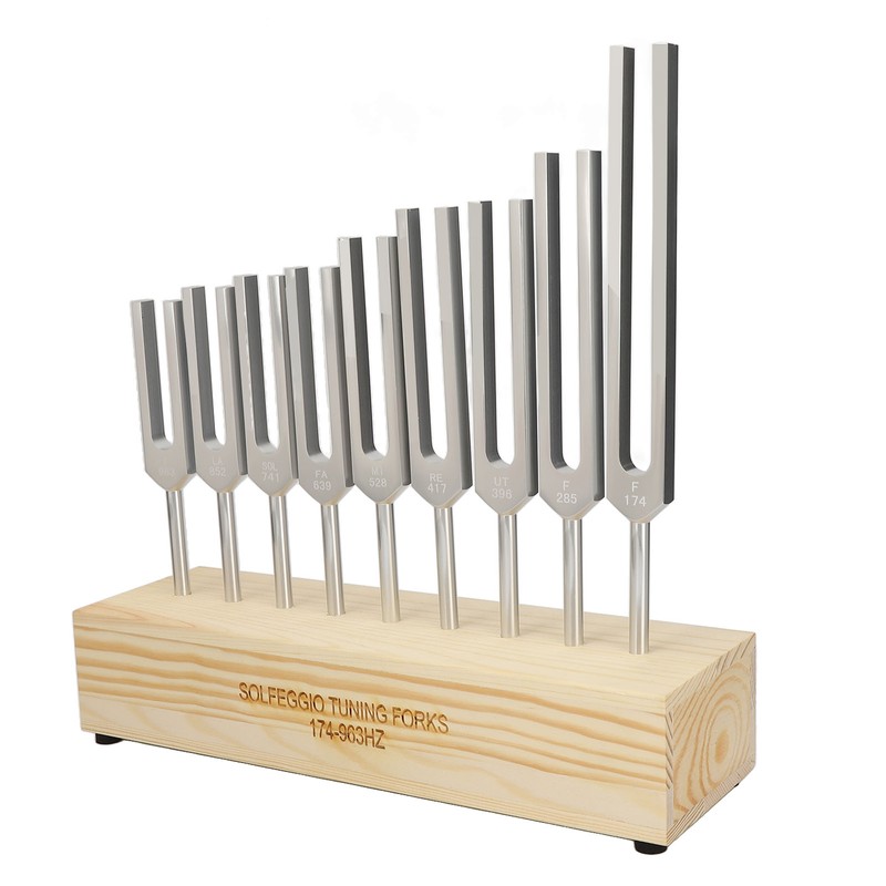 Tuning Fork Sound Therapy Portable Improving Cognition Musical Tones Tuner