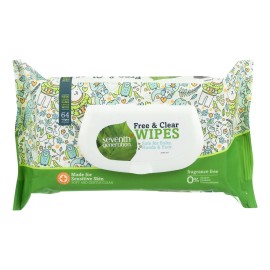 UD Seventh Generation Organic Bamboo Baby Wipes 80pcs Free and Clear Hygiene Wet Tissues Per Pack Case of 12