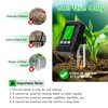Wigearss 6 in 1 Soil Meter, Digital PH Soil Tester,