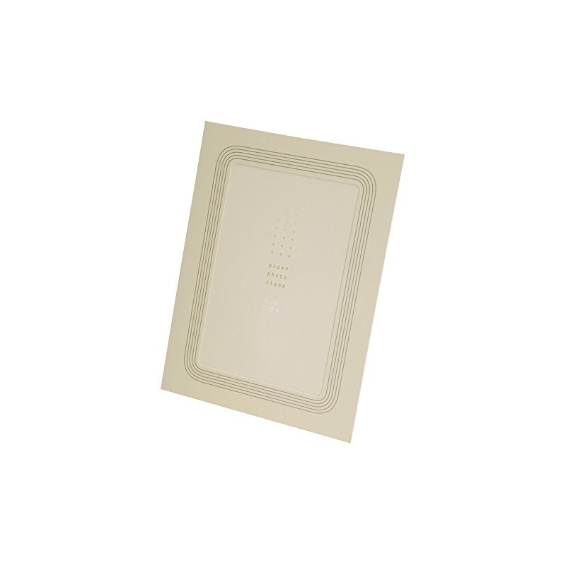 Chikuma 09200-1 Photo Frame Paper Photo Stand Postcards Line Cream