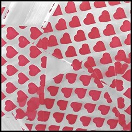 2020 Original Mini Ziplock 2.5mil Plastic Bags 2" x 2" Reclosable Baggies (Hearts)