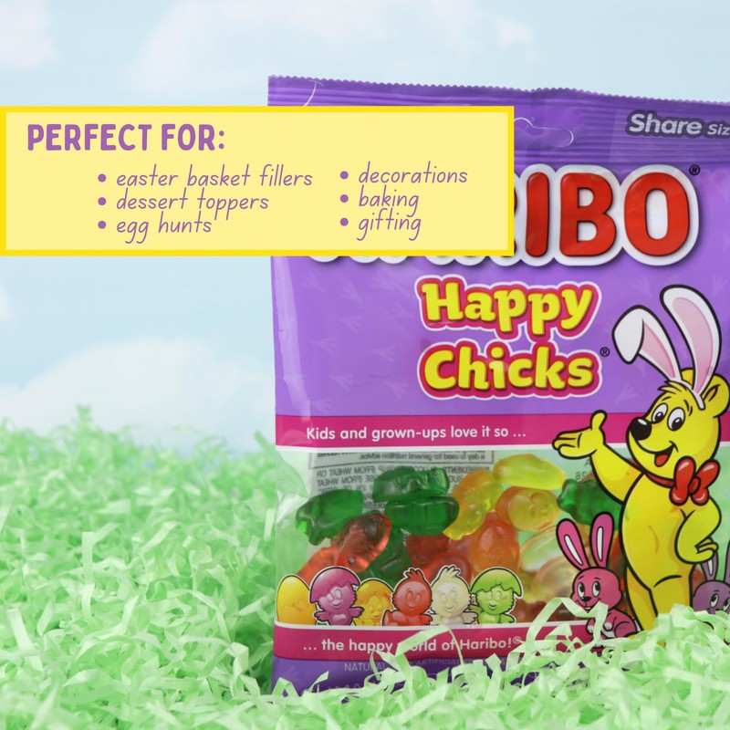 2025 Easter Happy Chick Gummies, Spring Themed Gummy Candy, Shareable