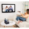 MoonSing Tv Remote Control Holder Organizer Box with 3 Compartment,