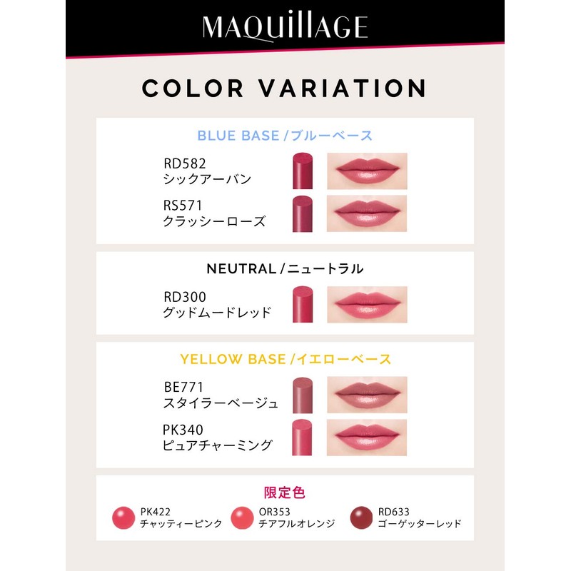 MAQuillAGE Dramatic Rouge N PK422 Chatty Pink Stick Type 0.08