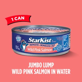 StarKist Wild Pink Salmon - Skinless, Boneless - 5 oz Can
