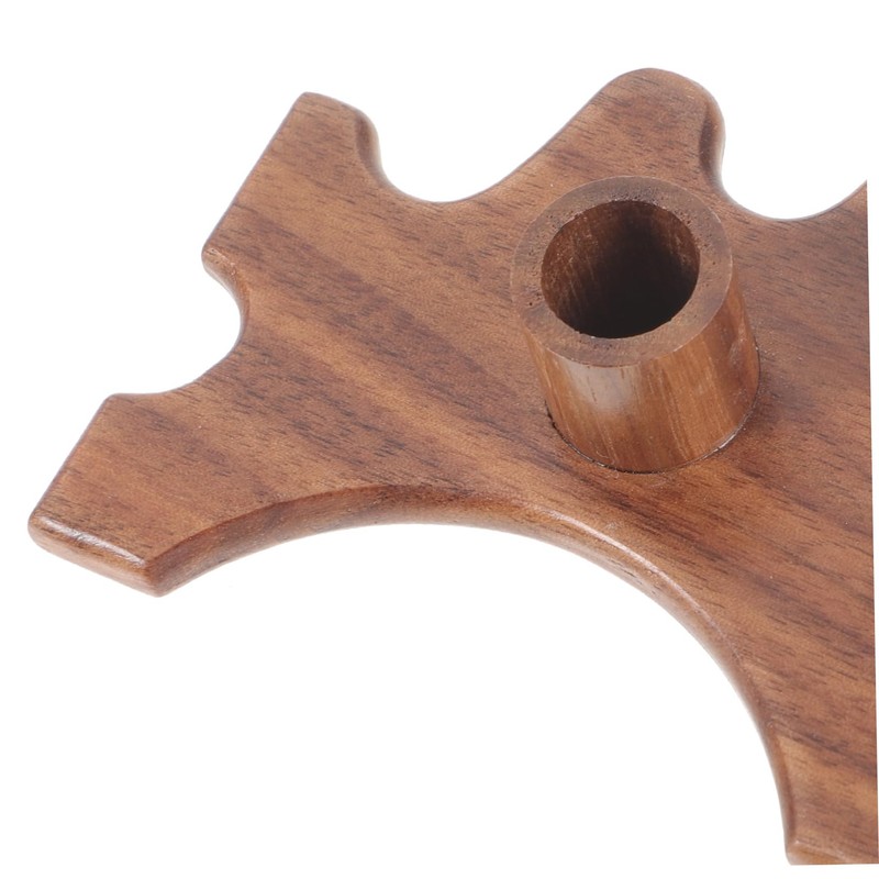 Mipcase Wooden Pool Cue Bridge Stand Portable Billiard Cue Holder