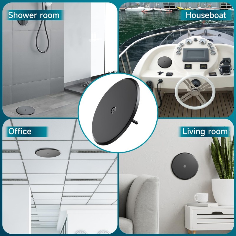 1 Pcs 7 Inch Cleanout Cover, Decorative Cleanout Access Covers