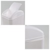 Vababa 1 Pack 3 Gallon Plastic Swing Top Trash Can,