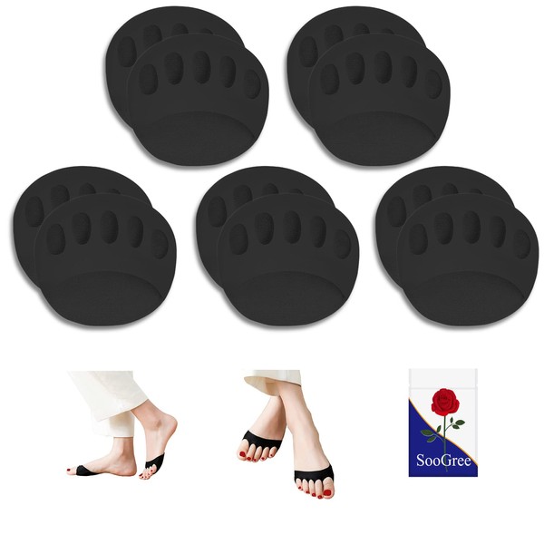 SooGree - Cojines de bola de pie (5 pares) -