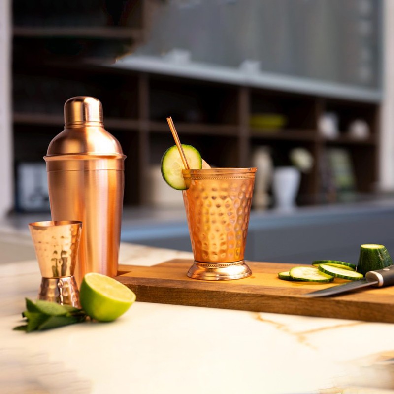 NKlaus 2 x 155 g copper cups pure copper (100%)