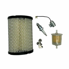 RELIANCE Golf Cart Tune Up Kit Compatible with Columbia Par Car and Harley Davidson 1971-1981 Gas Golf Carts | Includes Air Filter, Fuel Filter, Spark Plug, Point, Condenser | Engine Maintenance Kit