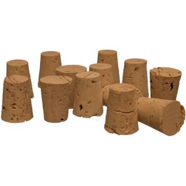 Cork Stoppers, Size 11, XXX Quality, Karter Scientific 15A4 (Pack of 25)
