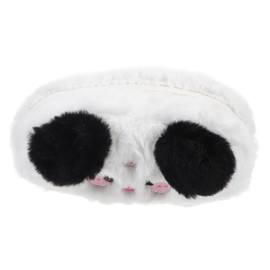LIFKOME Cartoon Plush Toiletry Bag Cute Makeup Organizer for Women Travel Pouch with Zipper Closure Versatile Storage for Cosmetics Jewelry More