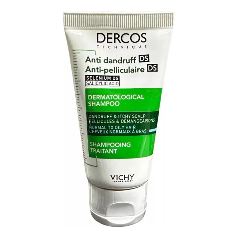 Dercos Shampoo Control Caspa Cabello Normal A Graso 200 Ml