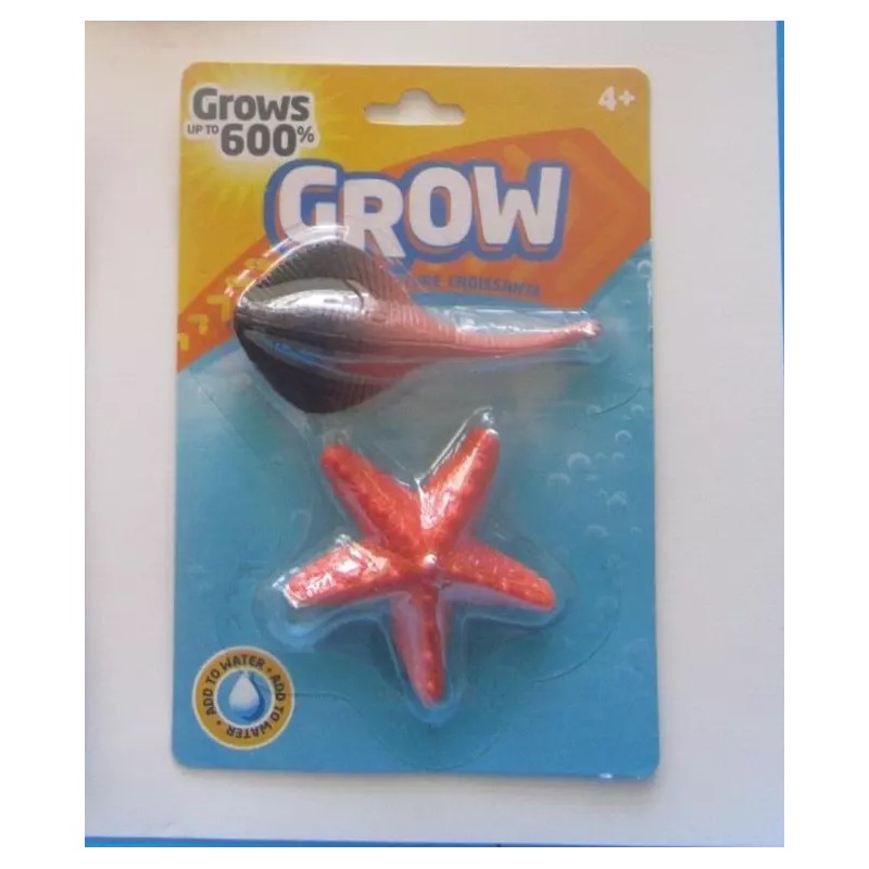 Grow MAGIC GROW CREATURE 2 PACK STINGRAY & STARFISH WATCH