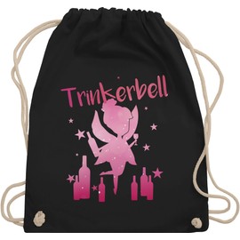 Shirtracer - Gym Bag Backpack - JGA Stag Night Women - Trinkerbell Malle, 1 black