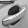 Car Door Handle Protector, 4Pcs TPU Carbon Fiber Anti-Scratches Protectors,