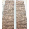 Waterfall Bubinga Figured Kewazinga Wood Veneer 3" x 11" with