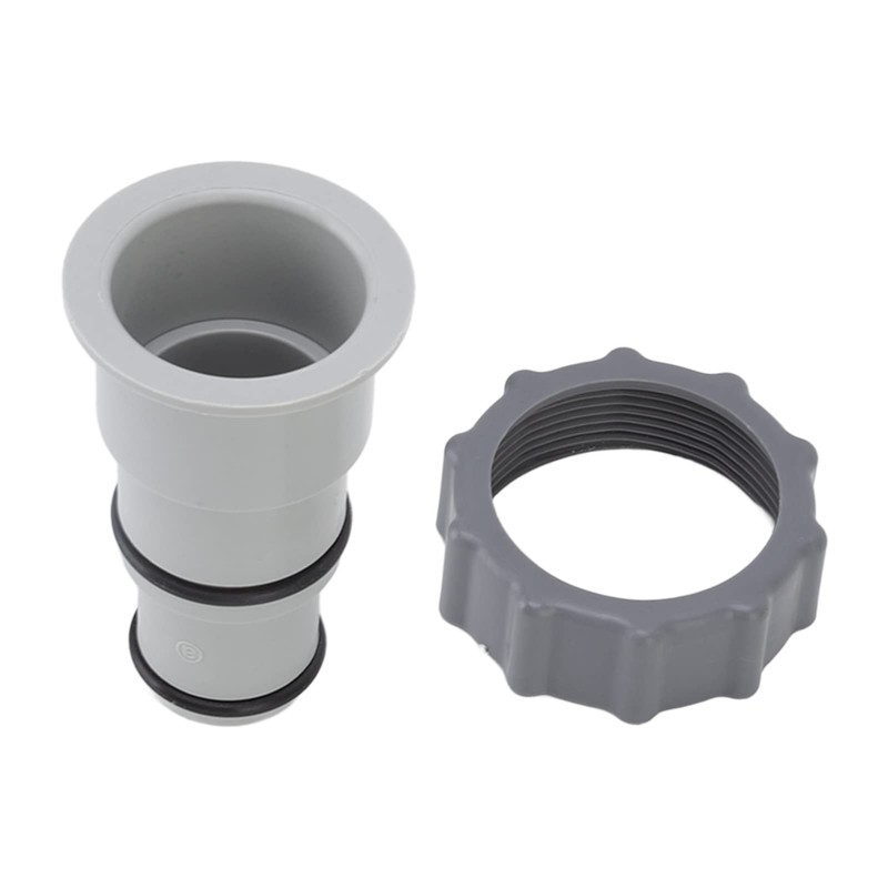2Pcs Hose Adapter, Plastic Pool Accessories, for Threaded Connection Pumps