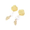 Seashell Conch Earrings, Beach Conch Shell Long Earrings for Women,