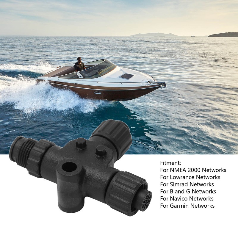 for NMEA 2000 T Connector 3 Port 5Pin M12 Thread
