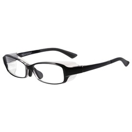 Zoph Air VISOR Square Type Pollen Protection Glasses, Size L, No Prescription, Air Visor, UV Protection, Pollen Fever Goggles, Men's [57 □ 16-123]