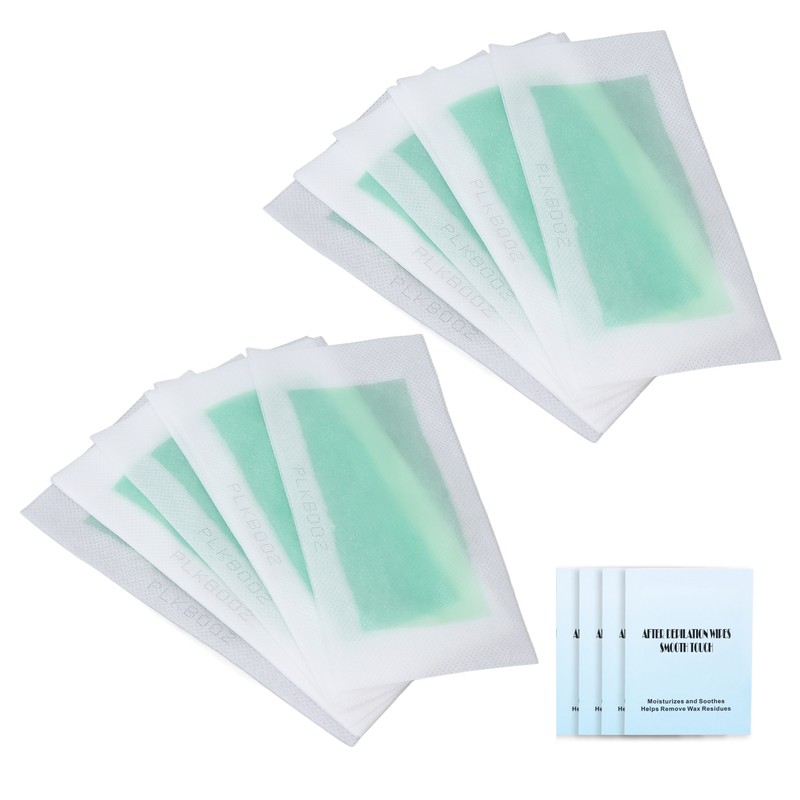 40pcs Wax Strips Kit Double Sides Fast Hair Remover Strips