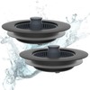 Hibbent Set of 2 Kitchen Sink Plugs, Kitchen Sink Strainer