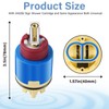 JH02BJ HL-40 Ceramic Pressure Balance Cartridge, 40mm Shower Faucet Cartridge