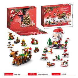 2025 Advent Calendar - 12 Days of Christmas Countdown Blocks - 605 Pcs - STEM Toy Christmas Gifts - For Ages 10+:_8972-2